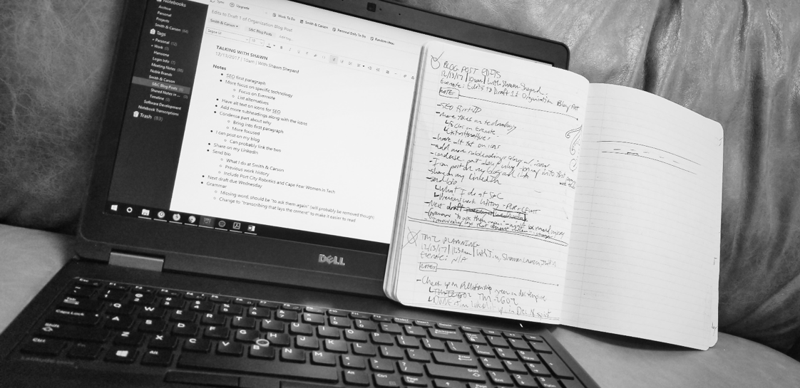 note-taking strategies: paper+digital